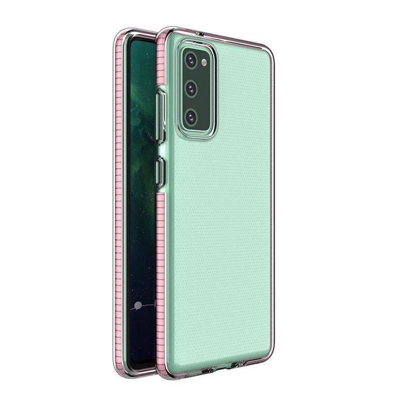 Spring Gel Case Back Cover (Samsung Galaxy A02s) light pink