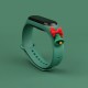 Christmas Strap Λουράκι Σιλικόνης (Xiaomi Mi Band 5 / 6) dark-green bell