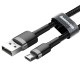 Baseus Cafule Data Cable Braided Micro Usb QC3.0 1M (CAMKLF-BG1) black-grey