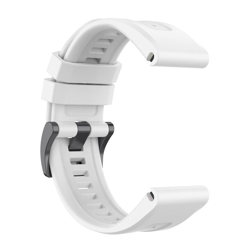 Silicone IconBand Λουράκι (Garmin Fenix 5X-5X Plus / 6X-6X Pro / 7X-7X Pro / 8) (51mm) white (7)