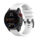 Silicone IconBand Λουράκι (Garmin Fenix 5X-5X Plus / 6X-6X Pro / 7X-7X Pro / 8) (51mm) white (7)