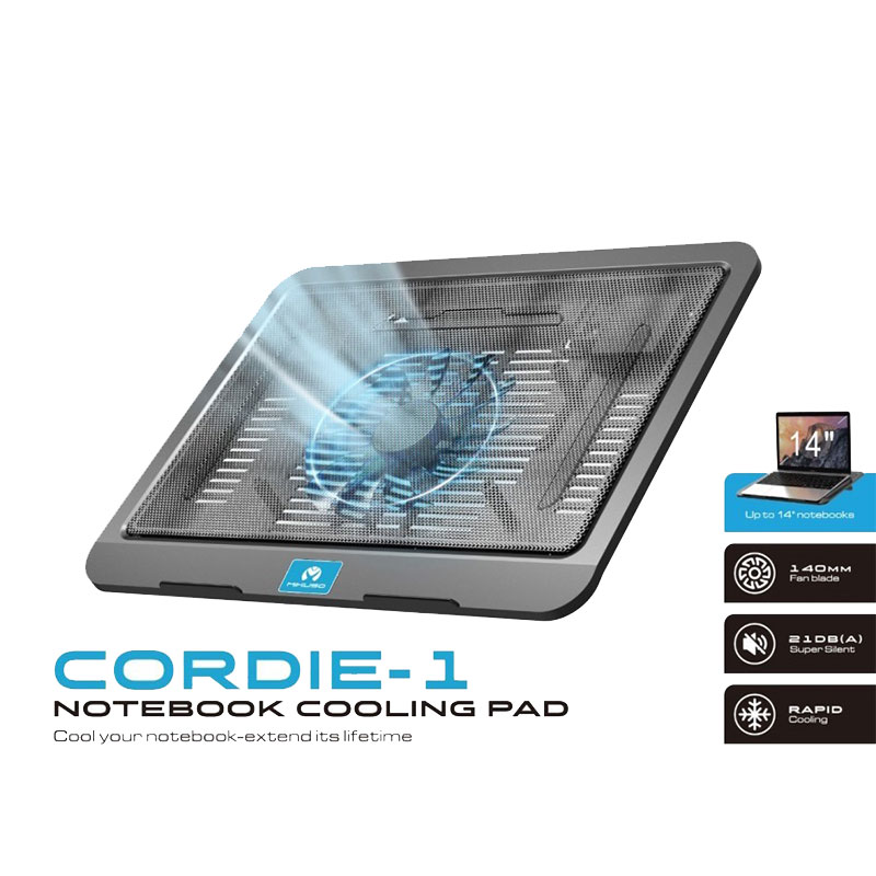Laptop Cooler Mikuso Cordie 1 14'' USB (NCP-063) black