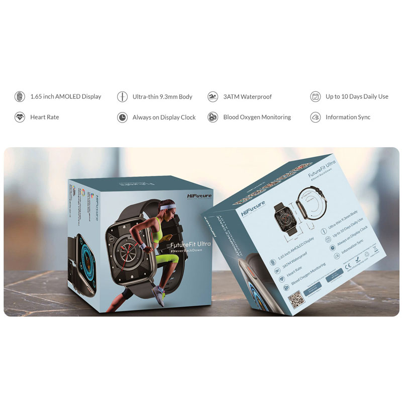 HiFUTURE FutureFit Ultra Smartwatch 1.65" (black)*