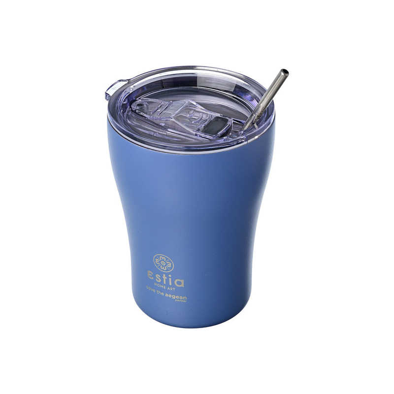 Estia Coffee Mug 350ml Save Τhe Aegean (Denim Blue)