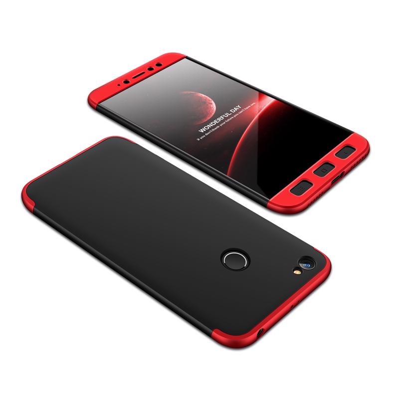 GKK 360 Full Body Cover (Xiaomi Redmi Note 5A Prime) black-red