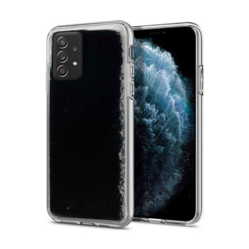 Liquid Crystal Pearl Case Back Cover (Samsung Galaxy A52 / A52S) black