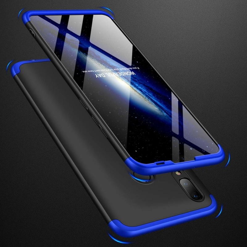 GKK 360 Full Body Cover (Huawei P Smart 2019) black-blue