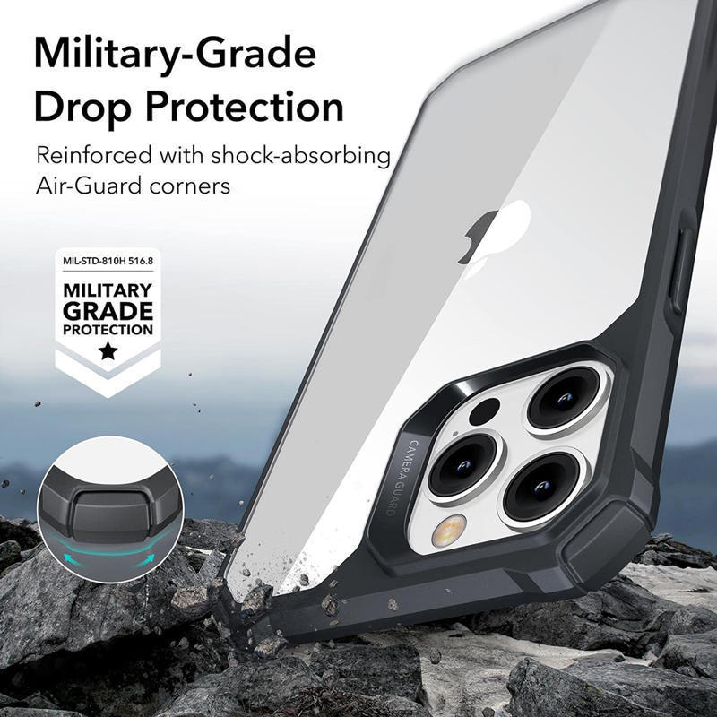 ESR Air Armor Back Cover (iPhone 14 Pro) clear-black