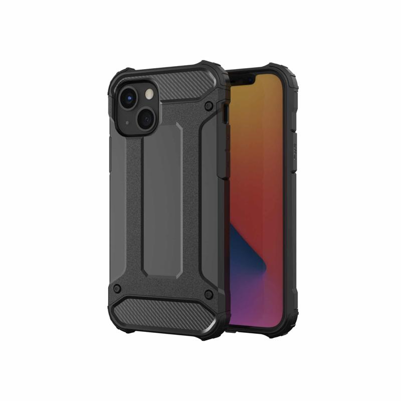 Hybrid Armor Case Rugged Cover (iPhone 14) black