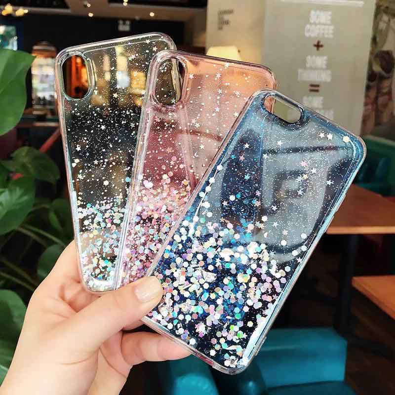 Star Glitter Shining Armor Back Cover (Samsung Galaxy A02S) pink