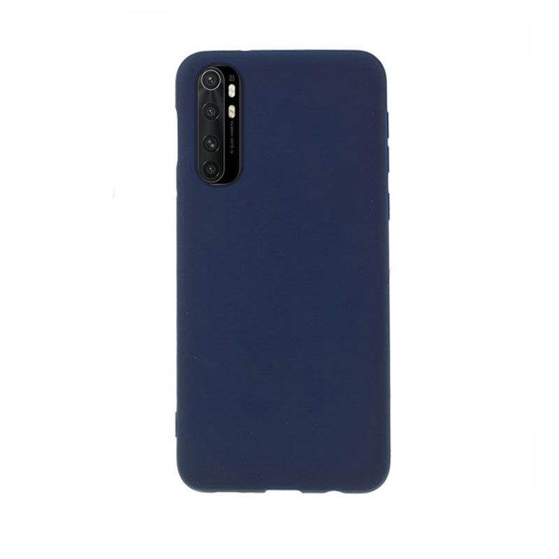 Soft Matt Case Back Cover (Xiaomi Mi Note 10 Lite) blue