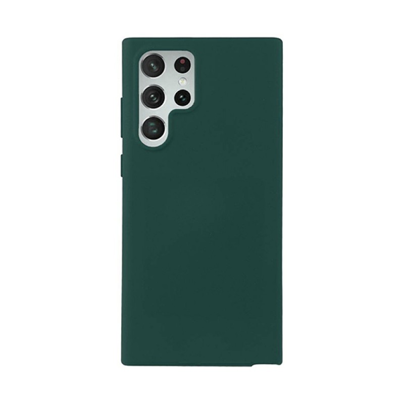 Soft Matt Case Back Cover (Samsung Galaxy S22 Ultra) green