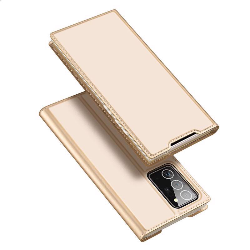 DUX DUCIS Skin Pro Book Cover (Samsung Galaxy Note 20 Ultra) gold