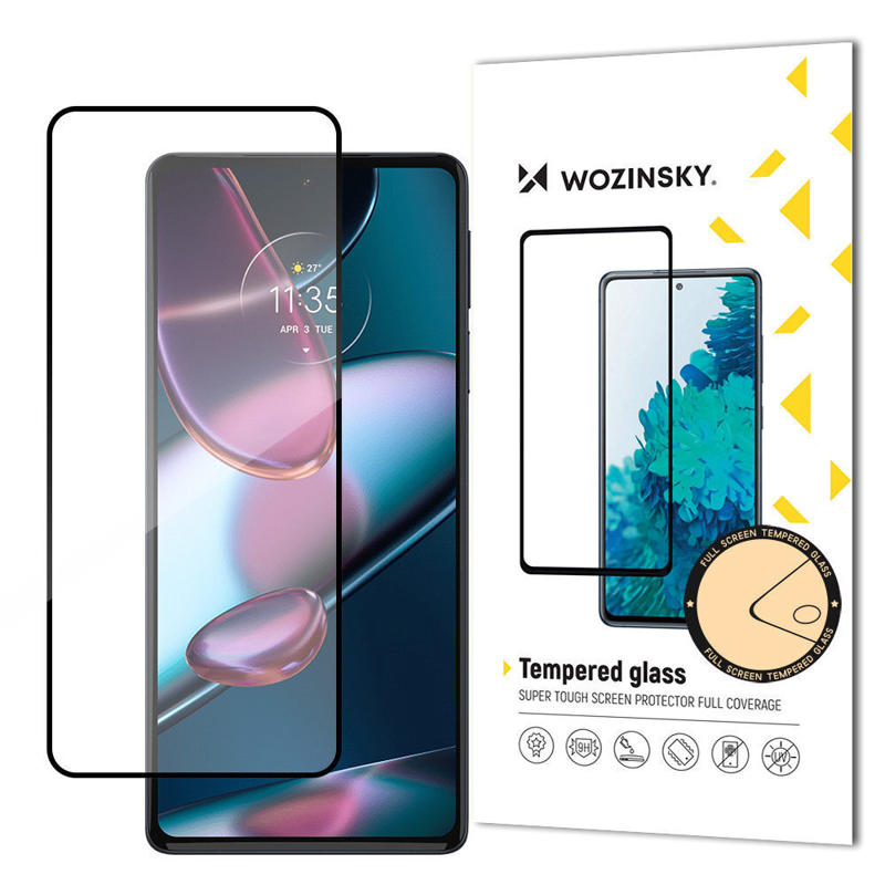 Wozinsky Tempered Glass 5D Full Glue And Coveraged (Motorola Edge 30) black