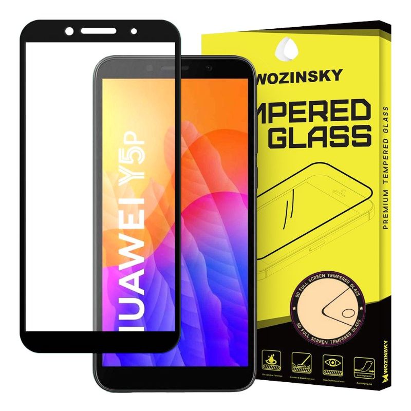 Wozinsky Tempered Glass Full Glue And Coveraged (Huawei Y5p) black