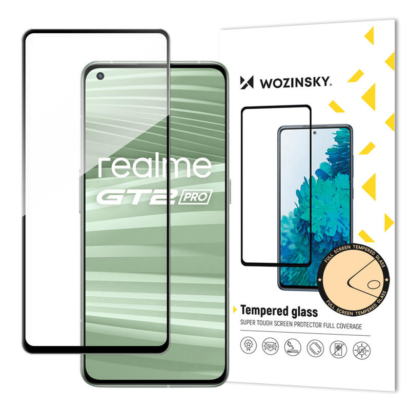 Wozinsky Tempered Glass Full Glue And Coveraged (Realme GT 2 Pro) black