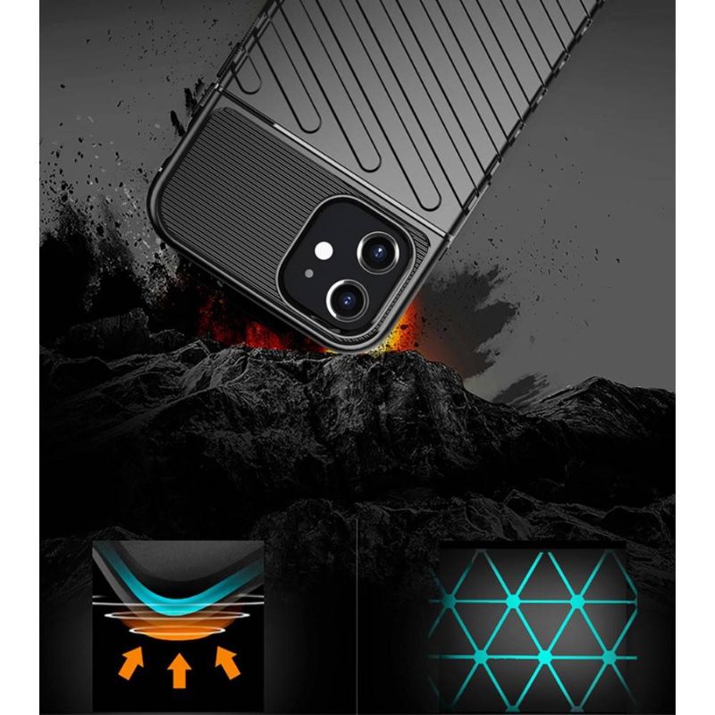 Anti-shock Thunder Case Rugged Cover (iPhone 12 Mini) black