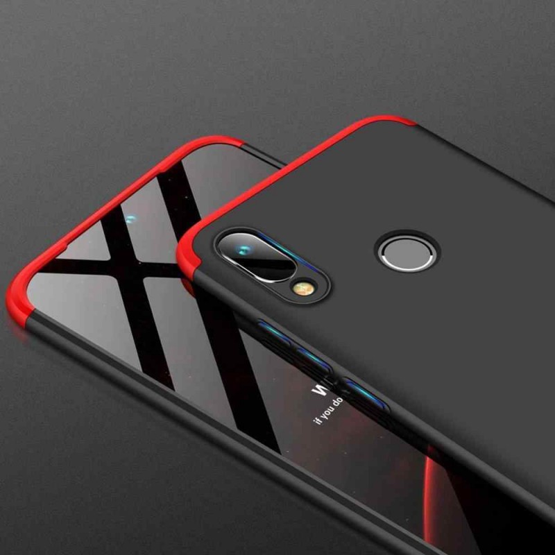 GKK 360 Full Body Cover (Huawei Y6 2019) black-red