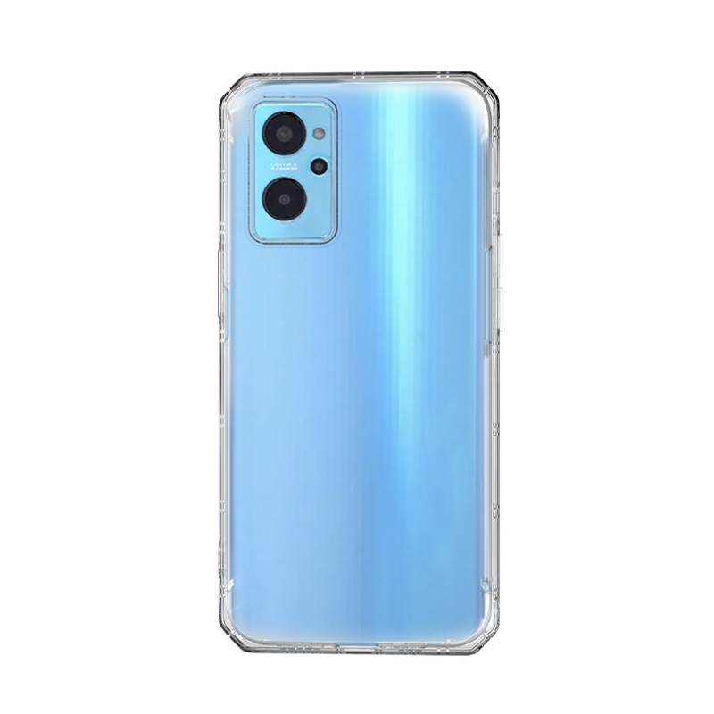 Military Anti-shock Case Back Cover (Realme 9i) clear