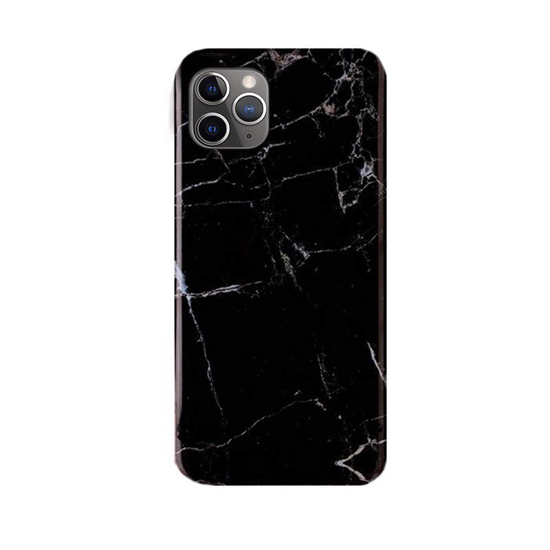Wozinsky Marble Case Back Cover (iPhone 12 Pro Max) black