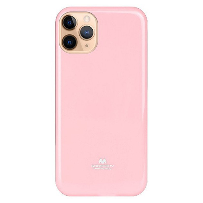 Goospery Jelly Case Back Cover (iPhone 11 Pro) light pink