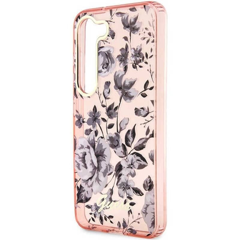 Guess HardCase Flower Case (Samsung Galaxy S23) pink