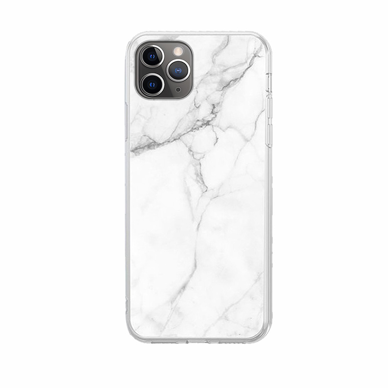 Wozinsky Marble Case Back Cover (iPhone 12 Pro Max) white