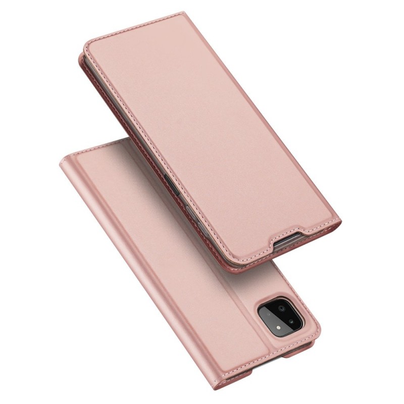 DUX DUCIS Skin Pro Book Cover (Samsung Galaxy A22 5G) pink