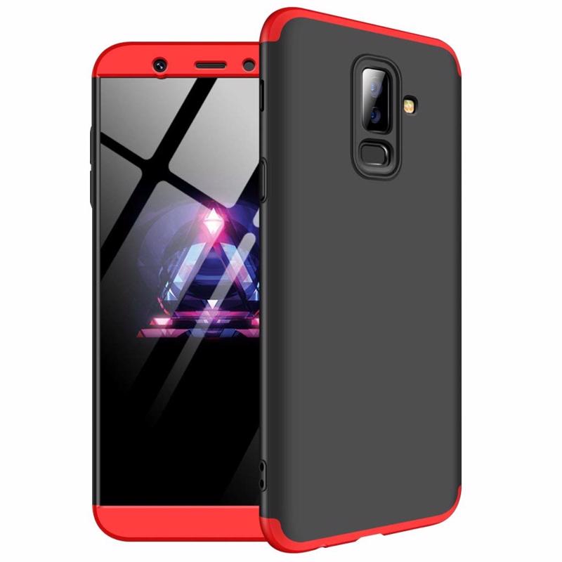 GKK 360 Full Body Cover (Samsung Galaxy A6 Plus 2018) black-red