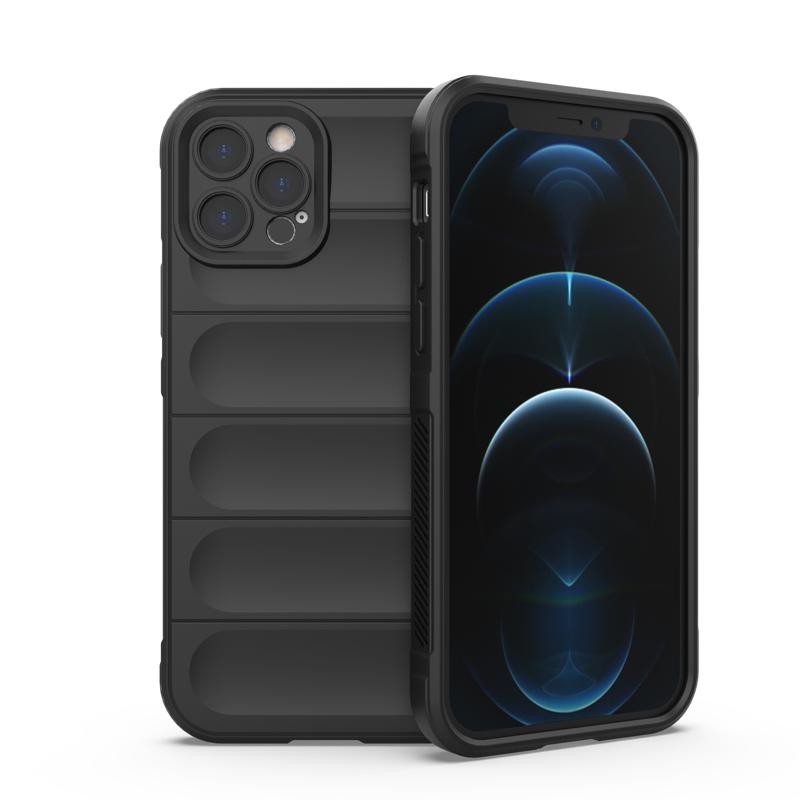 Silky Shield Back Cover Case (iPhone 12 Pro) black