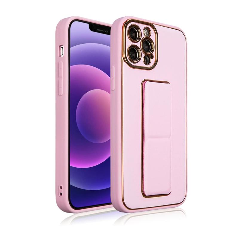 Wozinsky Goldplated Kickstand Back Case (Samsung Galaxy A13 5G / A04S) pink