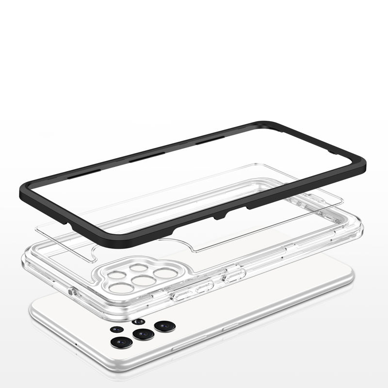 Hybrid Armor Clear 3in1 Case (Samsung Galaxy A32 4G) black