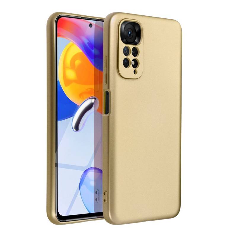 Forcell Metallic Back Cover Case (Xiaomi Redmi Note 11 / 11S 4G) gold