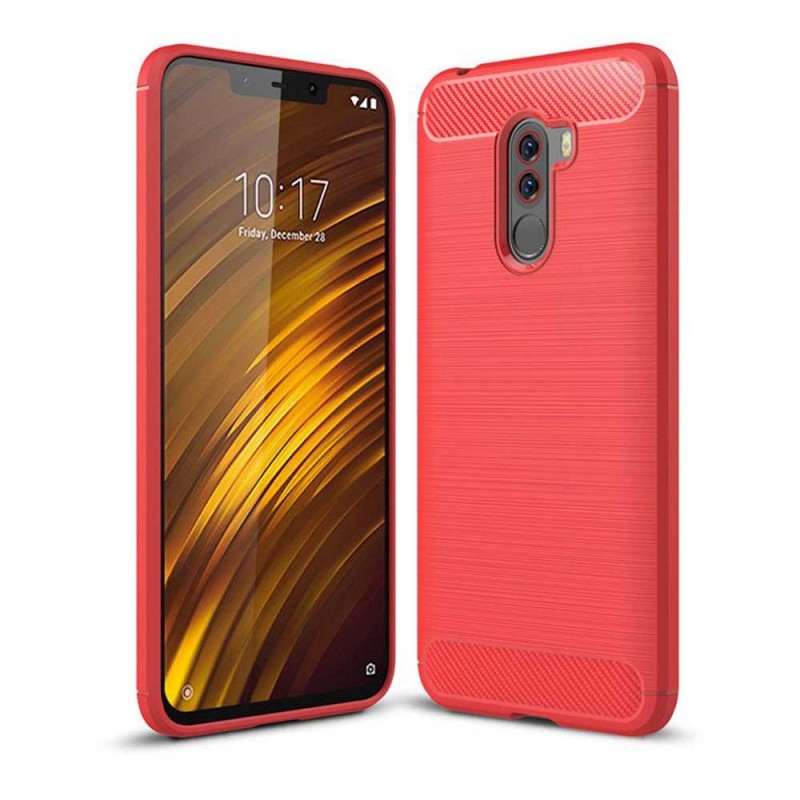 Carbon Case Back Cover (Huawei Mate 20 Lite) red