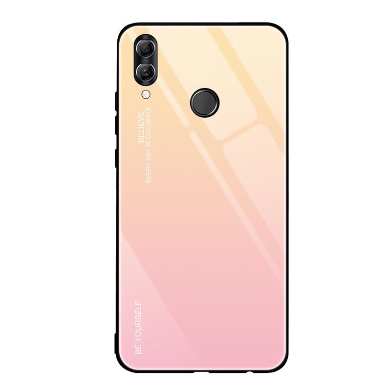 Tempered Glass Case Back Cover (Huawei P Smart 2019) pink