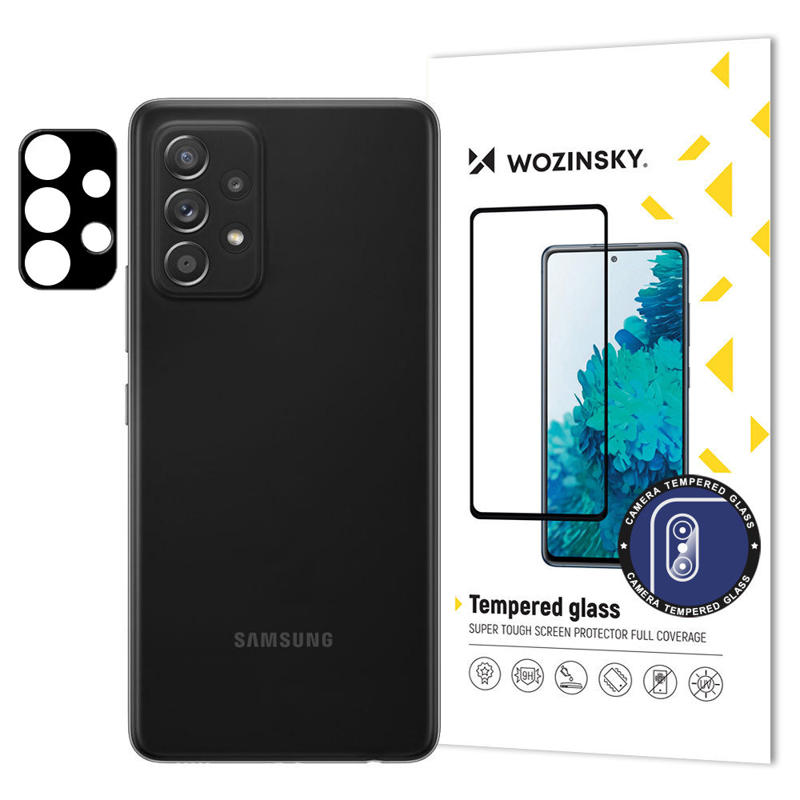 Wozinsky Full Camera Tempered Glass (Samsung Galaxy A73 / A53 / A33) black
