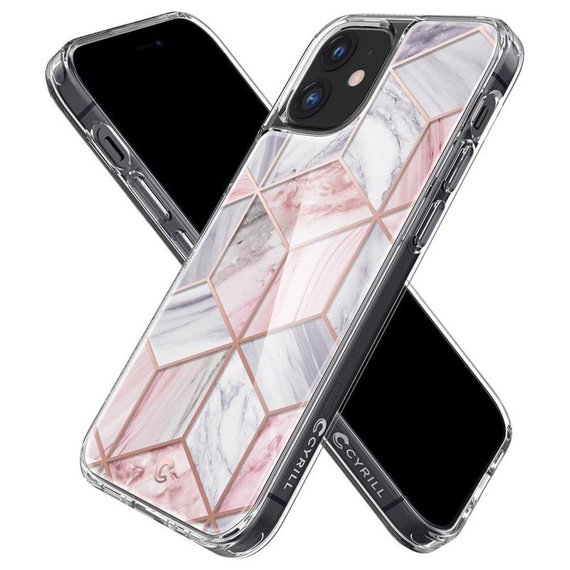 Spigen® Cyrill Cecile™ ACS01782 Case (iPhone 12 Mini) pink marble