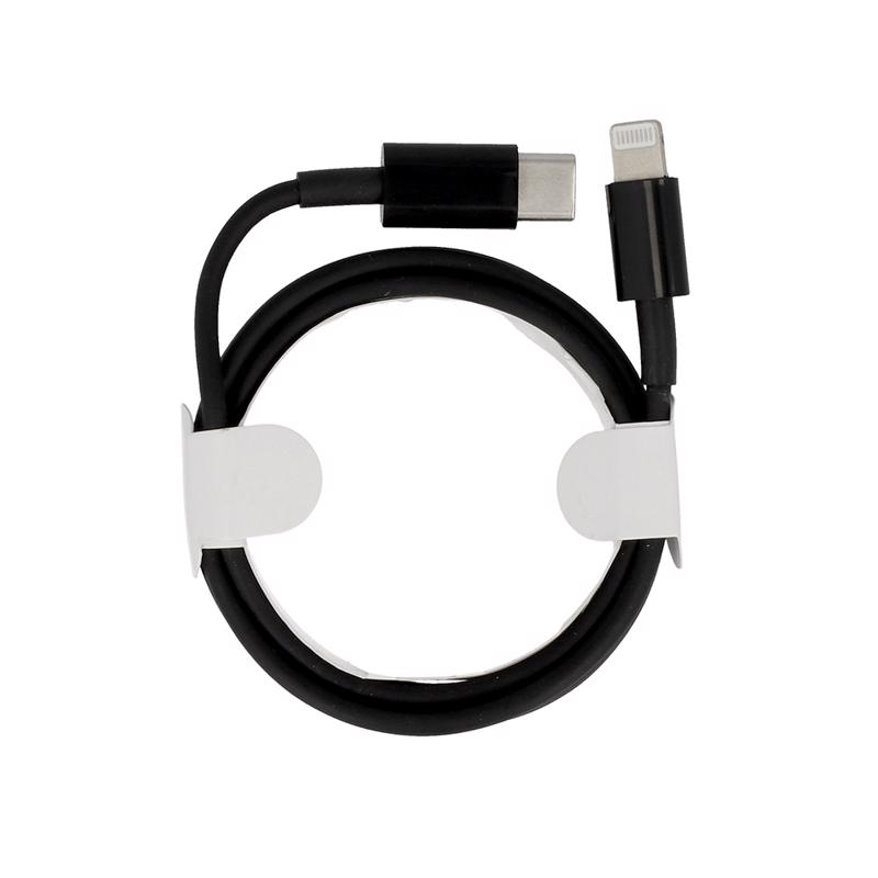 Type C to Lightning Cable 28W QC3 PD 2.0 1m (black)