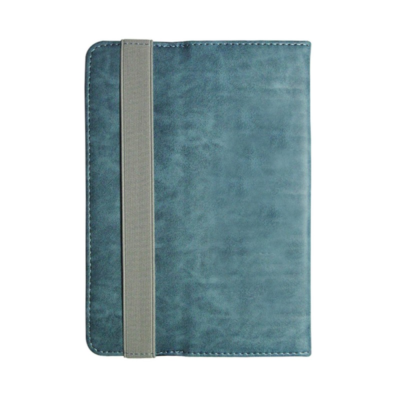 Tablet Racer Leather Book Case (Universal 7") blue