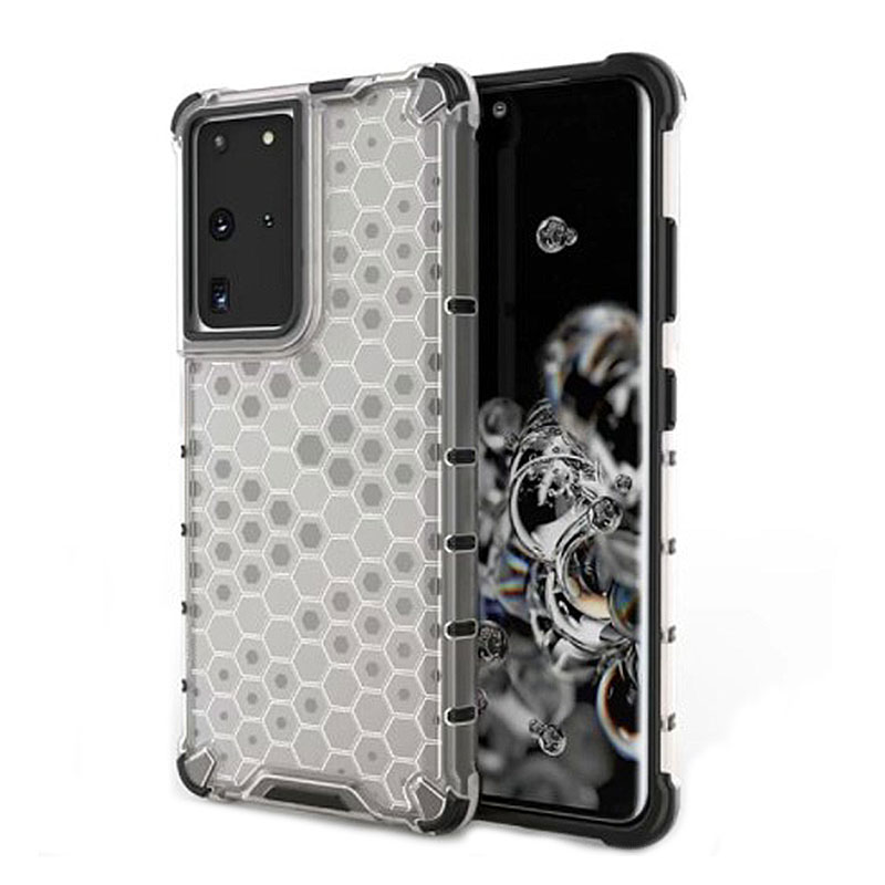 Honeycomb Armor Shell Case (Samsung Galaxy S21 Ultra) clear