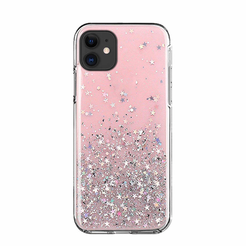 Wozinsky Star Glitter Shining Armor Back Cover (iPhone 12 Mini) pink