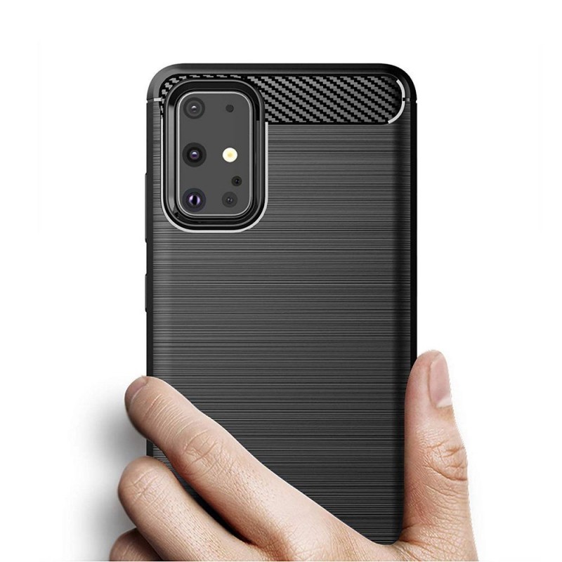 Carbon Case Back Cover (Samsung Galaxy A41) black