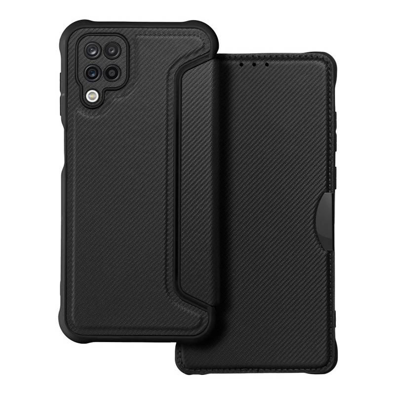 Forcell Razor Carbon Book Cover Case (Samsung Galaxy A12/ M12) black