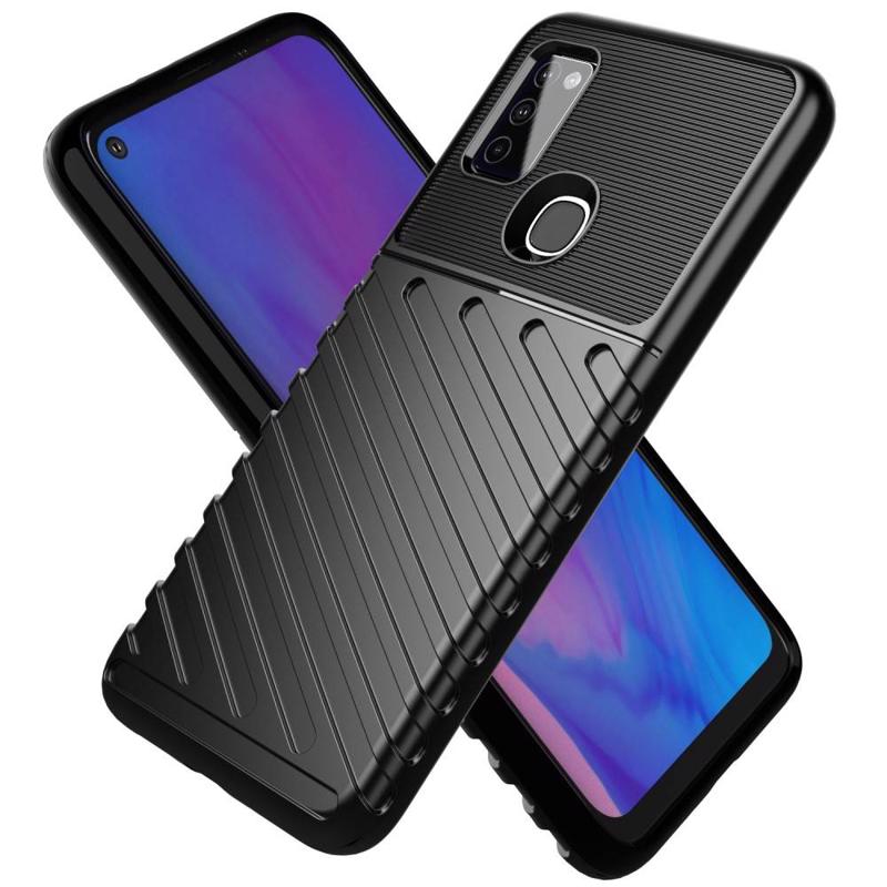Anti-shock Thunder Case Rugged Cover (Samsung Galaxy M51) black