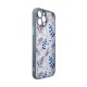 Flower Trendy Case Back Cover (iPhone 13) dark-blue