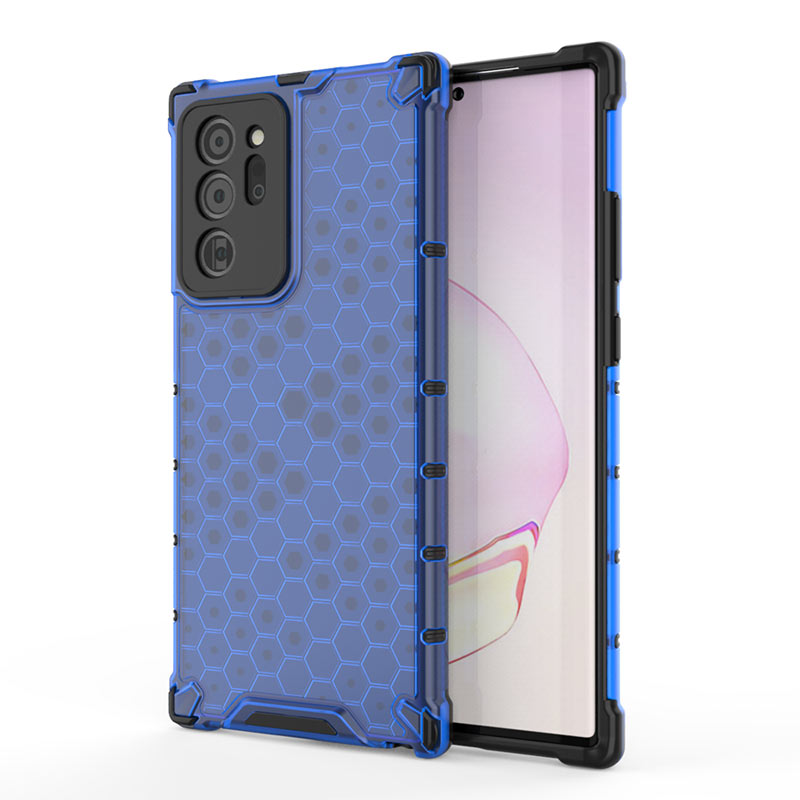 Honeycomb Armor Shell Case (Samsung Galaxy Note 20 Ultra) blue