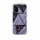 Geometric Marmur Case Back Cover (Samsung Galaxy A02S) graphite