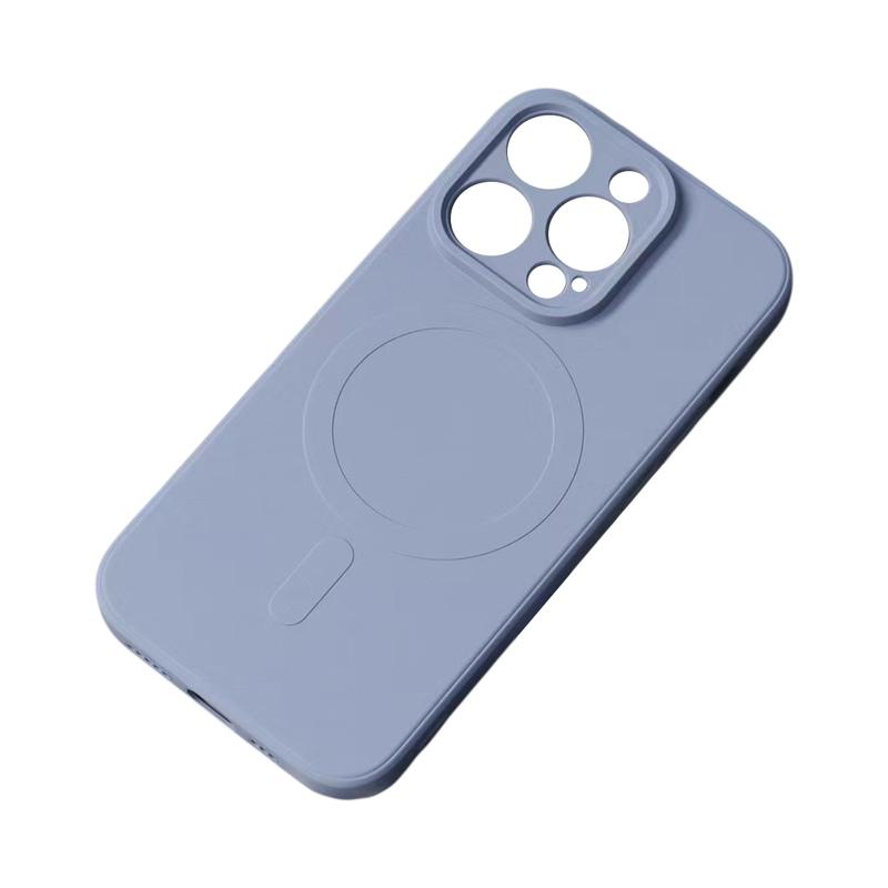 Silicone Magsafe Back Cover Case (iPhone 13) ice-blue