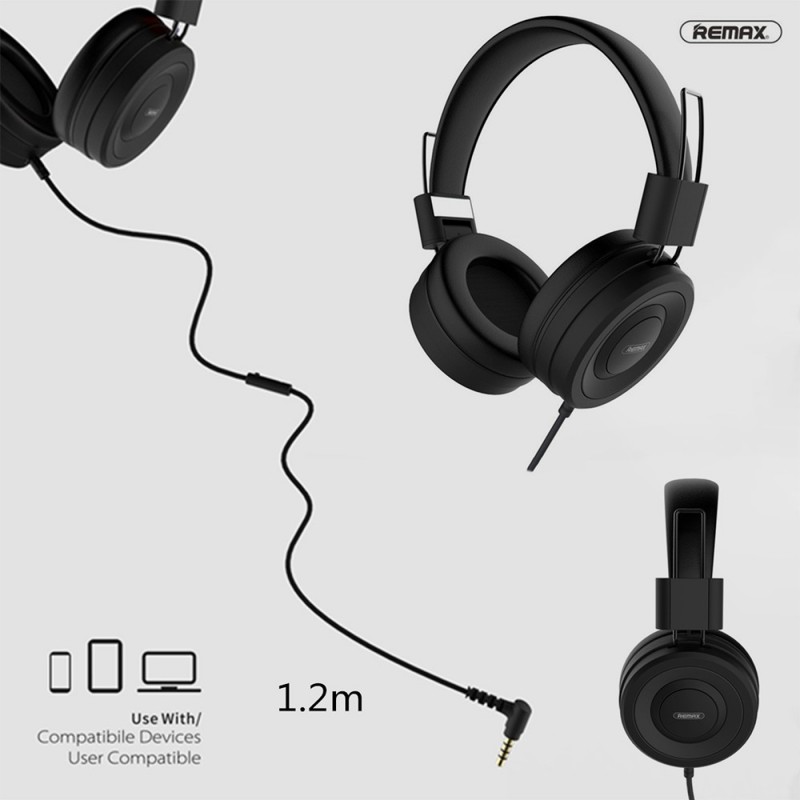 Ακουστικά Headphones Remax 4D On ear (RM-805) black