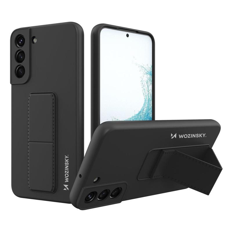 Wozinsky Kickstand Flexible Back Cover Case (Samsung Galaxy S22 Plus) black
